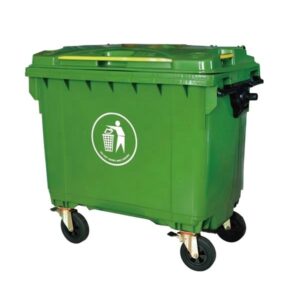 Contenedor de basura 660 litros con tapa