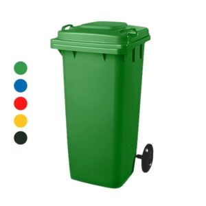 Contenedor de basura 120 litros con pedal / colores