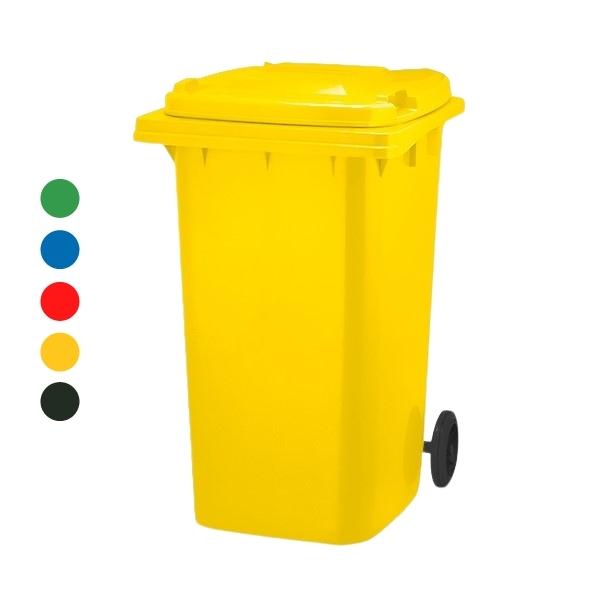 Contenedor de basura 240 litros con pedal / colores