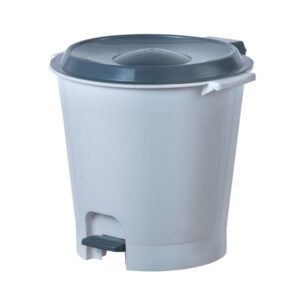 Basurero 12 litros con pedal central / colores