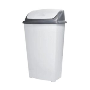 Basurero 60 litros con tapa vaivén / colores