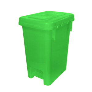 Basurero kendy con pedal central verde
