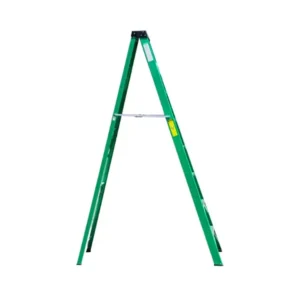 Escalera Tijera Fibra Vidrio 8 Peldaños Alto 2.43 m R-102 Kg / Zebrik