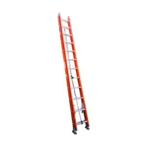 Escalera Telescópica Fibra Vidrio 24 Peldaños Alto 6.40 m / R-150 Kg Zebrik