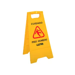 Señalética plástica de piso mojado Amarillo / Luster