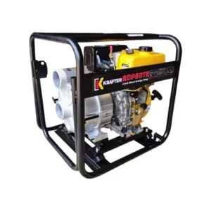 Motobomba, 3" x 3", Diesel, Arranque Eléctrico, 7,0 HP, Caudal máximo 1100 L/m / Krafter SDP80TE TRASH