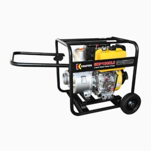 Motobomba, 4" x 4", Diesel, Arranque Eléctrico, 10 HP, Caudal máximo 1600 L/m / Krafter SDP100CLE