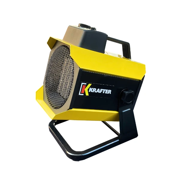 Turbo calefactor de 2.3 KW, Eléctrico, Area de calefacción 25 m2, Flujo de aire 300 m3/h, Krafter BGO 2002