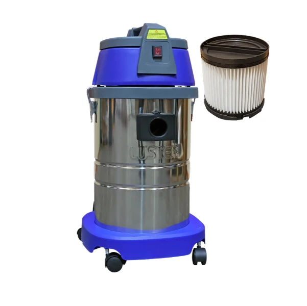 Aspiradora Industrial, Polvo Agua, 30 litros, 1200 W, Filtro Hepa, Luster Blue 501