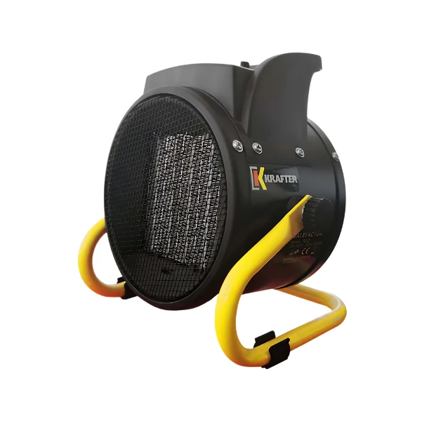 Turbo calefactor de 2 KW, Eléctrico, Area de calefacción 30 m2, Flujo de aire 197 m3/h, Krafter TE2