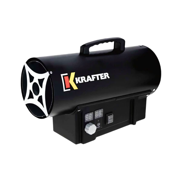 Turbo calefactor 30 KW, Gas , 200 m2, Flujo de aire 650 m3/h, Krafter TG30