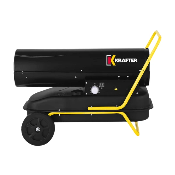 Turbo calefactor 50 KW, Diesel, 300 m2, Flujo de aire 1000 m3/h, Krafter TD50