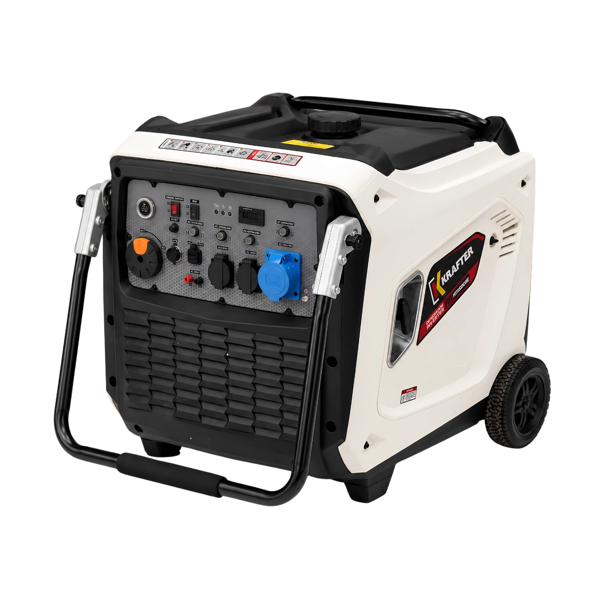 Generador Eléctrico Inverter 8 - 8.5 KV, Gasolina, Arranque Eléctrico Con Botón y Remoto con panel ATS / Krafter H11500iE