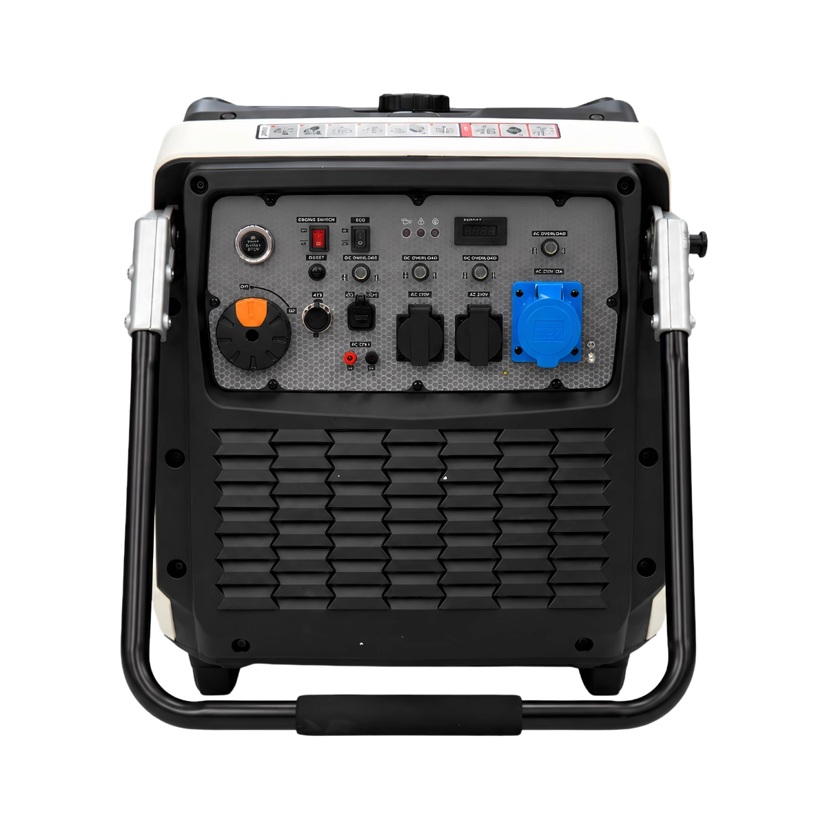Generador Eléctrico Inverter 8 - 8.5 KV, Gasolina, Arranque Eléctrico Con Botón y Remoto con panel ATS / Krafter H11500iE (4)
