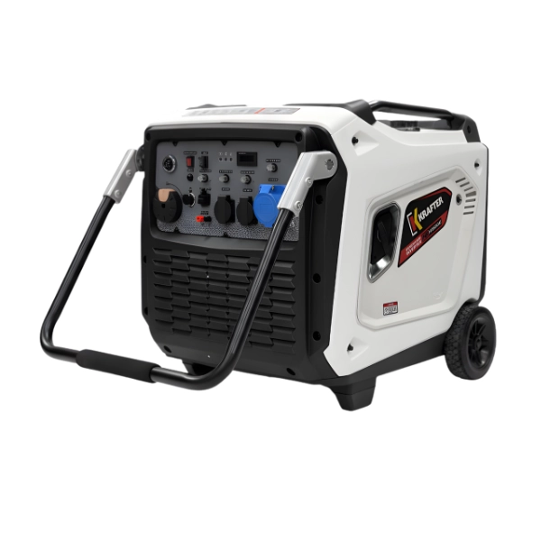 Generador Eléctrico Inverter 8 - 8.5 KV, Gasolina, Arranque Eléctrico Con Botón y Remoto con panel ATS / Krafter H11500iE