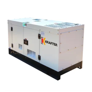 Generador Eléctrico 37- 40 KVA, Diesel, Arranque eléctrico Con Botón, Insonoro / Krafter DPK-DB40