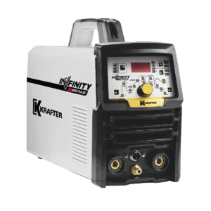 Soldadora Inverter 6.9 KVA, 10 - 200 A, 220 V, Electrodo 1,6- 3,2 mm / Krafter INFINITY TIG-200 PULSE