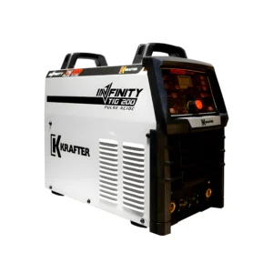 Soldadora Inverter 9 KVA, 5 - 200 A, 220 V, Electrodo 1,6- 3,2 mm / Krafter INFINITY TIG-200 PULSE AC/DC