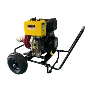 Motobomba, Diesel, Arranque Manual, 9 HP, Caudal máximo 2100 L/M / Krafter 4″ x 4″ Alta Presión 100ZB50