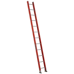 Escalera Recta Arrimo Fibra Vidrio Antideslizante 12 Peldaños Alto 3.50 M R-225 K / Cuprum