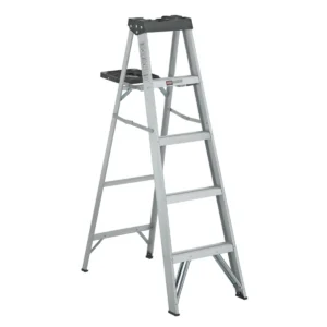 Escalera Simple Tijera Aluminio 5 Peldaños Alto 1.52 M R-90 K / Cuprum