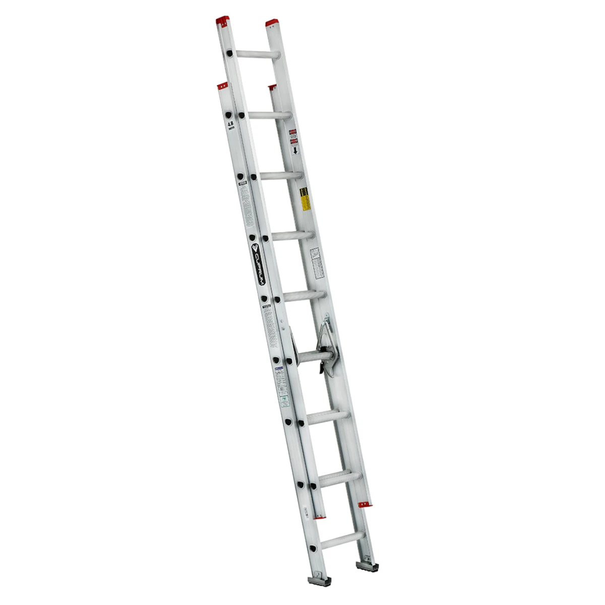 Escalera Telescópica Aluminio 16 Peldaños Alto 3.94 M R-150 K / Cuprum