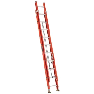 Escalera Telescópica Fibra Vidrio Anti-deslizante 20 Peldaños Alto 5.19 R-225 K / Cuprum