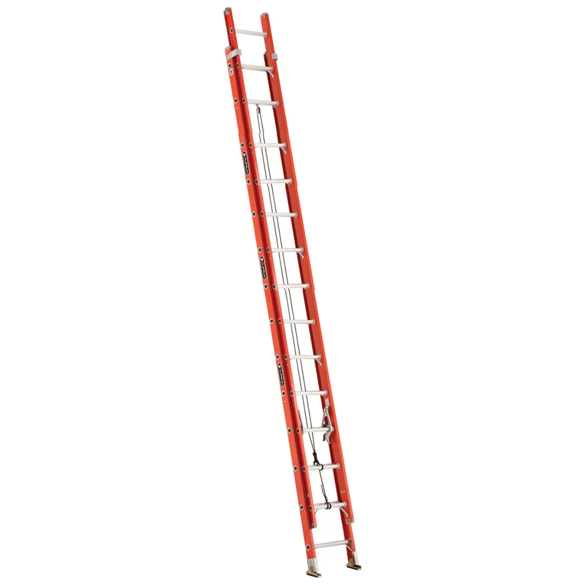Escalera Telescópica Fibra Vidrio Anti-deslizante 28 Peldaños Alto 7.63 R-225 K / Cuprum