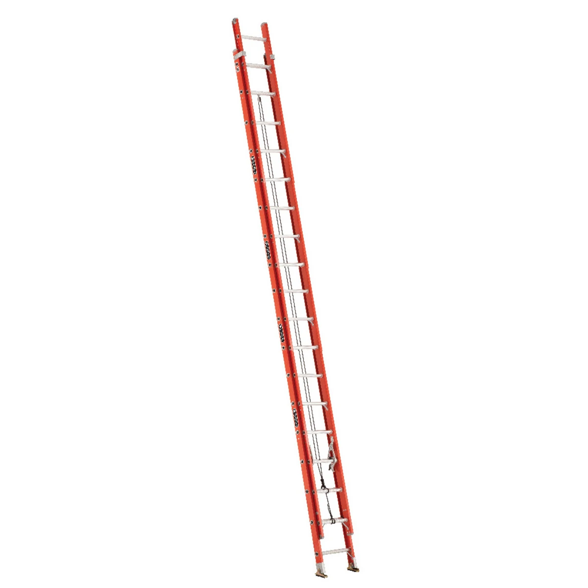 Escalera Telescópica Fibra Vidrio Anti-deslizante 36 Peldaños Alto 9.77 R-225 K / Cuprum