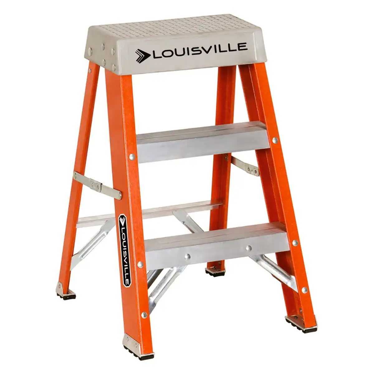 Escalera Tijera Fibra Vidrio 3 Peldaños Alto 0.46 M R-136 K / Cuprum