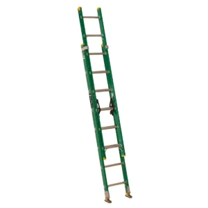 Escalera Telescópica Fibra Vidrio 16 Peldaños en D Alto 3.95 M R-175 K / Cuprum