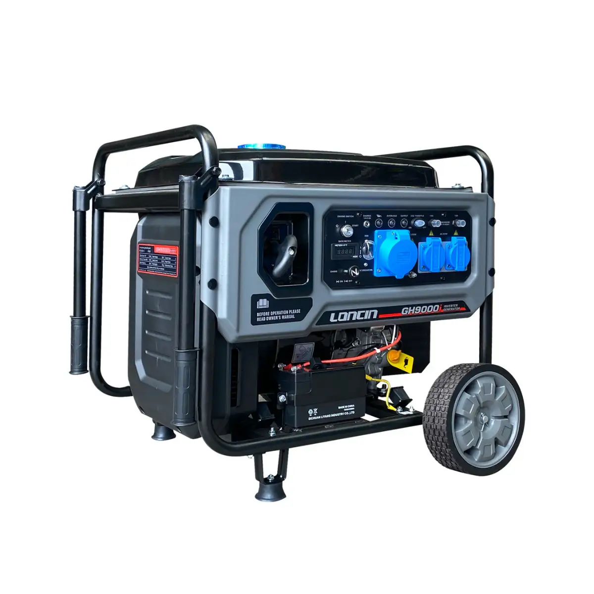 Generador Eléctrico Inverter 7,2 – 8 KV, Gasolina, Arranque Eléctrico / Loncin GH9000I-2