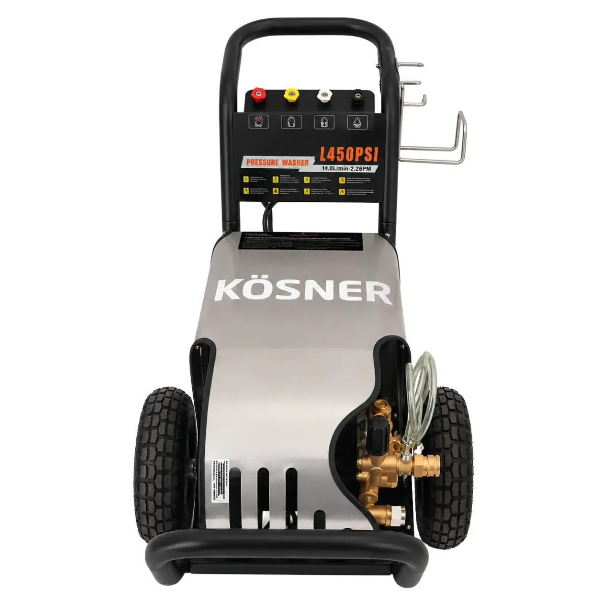 Hidrolavadora Eléctrica Agua Fría 100 Bar 2,2 KW (3 HP) / Kosner KSN-10013 (2)