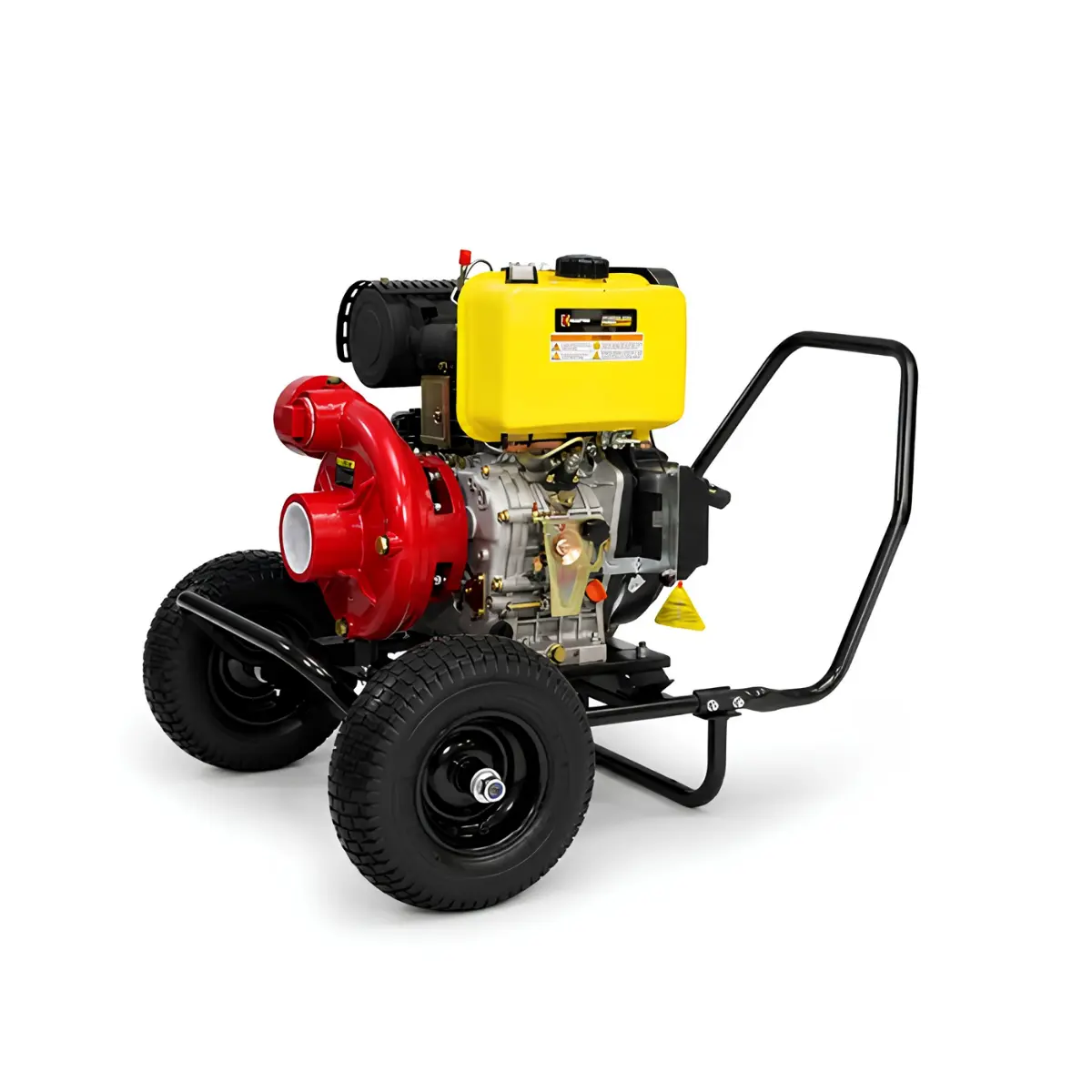 Motobomba, Diesel, Arranque Manual, 7 HP, Caudal máximo 1100 L/M / Krafter 3″ x 3″ Alta Presión KRD80AP