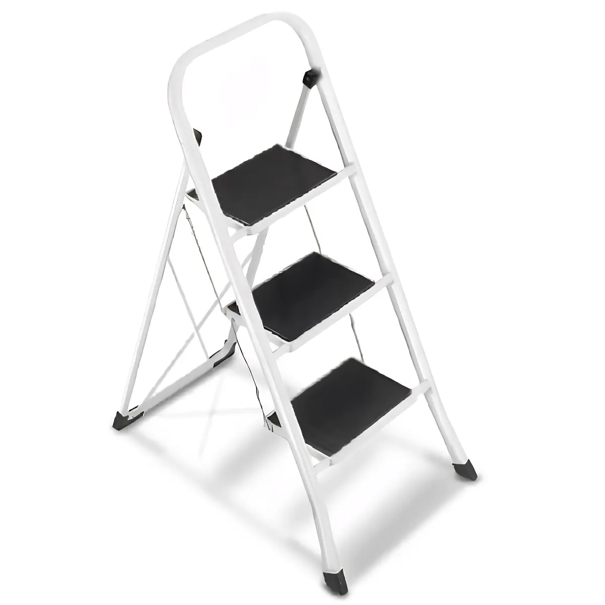 Piso Escalera Plegable Acero 3 Peldaños Alto 1.00 M R-150 K / Magna Plus