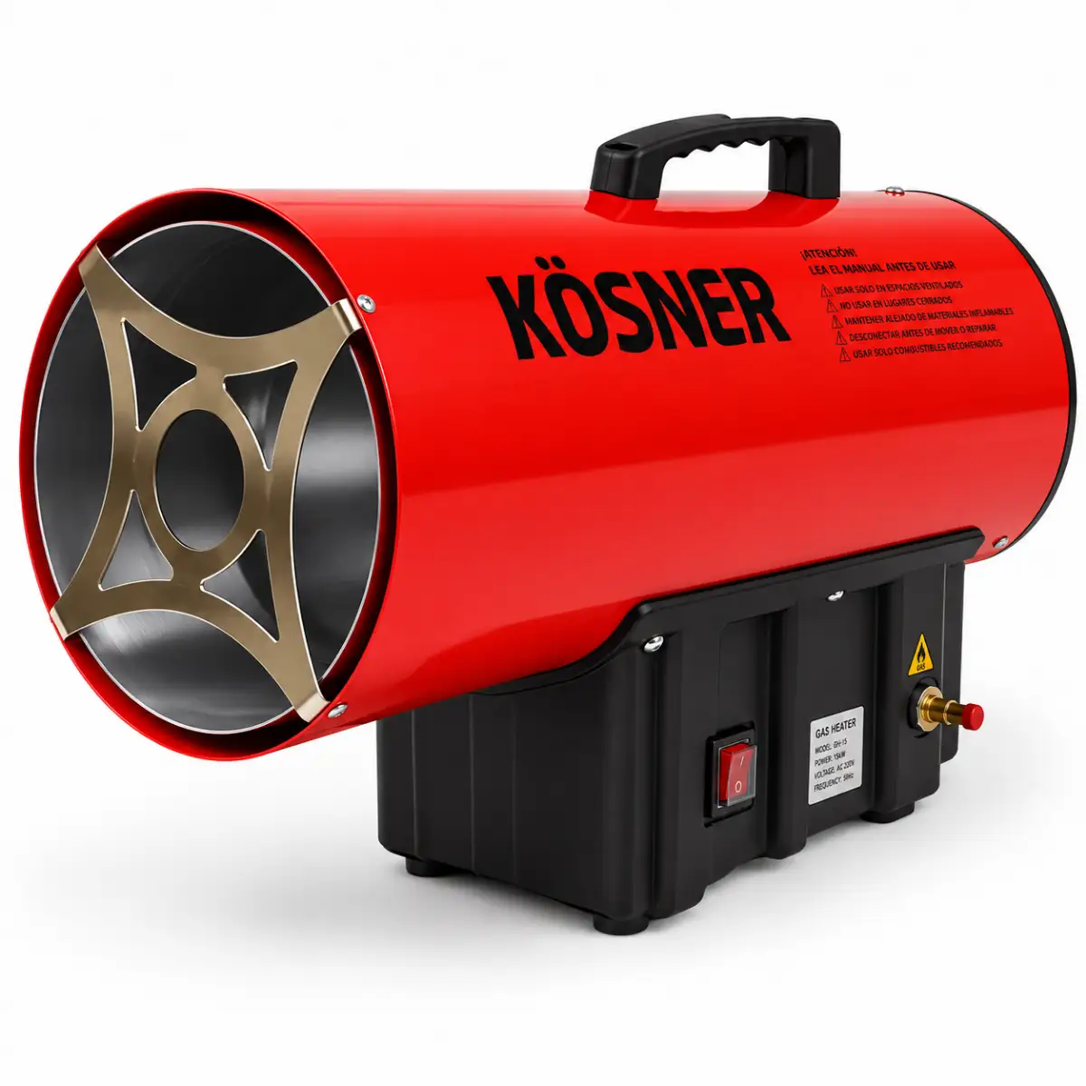 Turbo calefactor 30 KW, Gas, Flujo de aire 650 m3/h, Kosner KSN-30G (2)