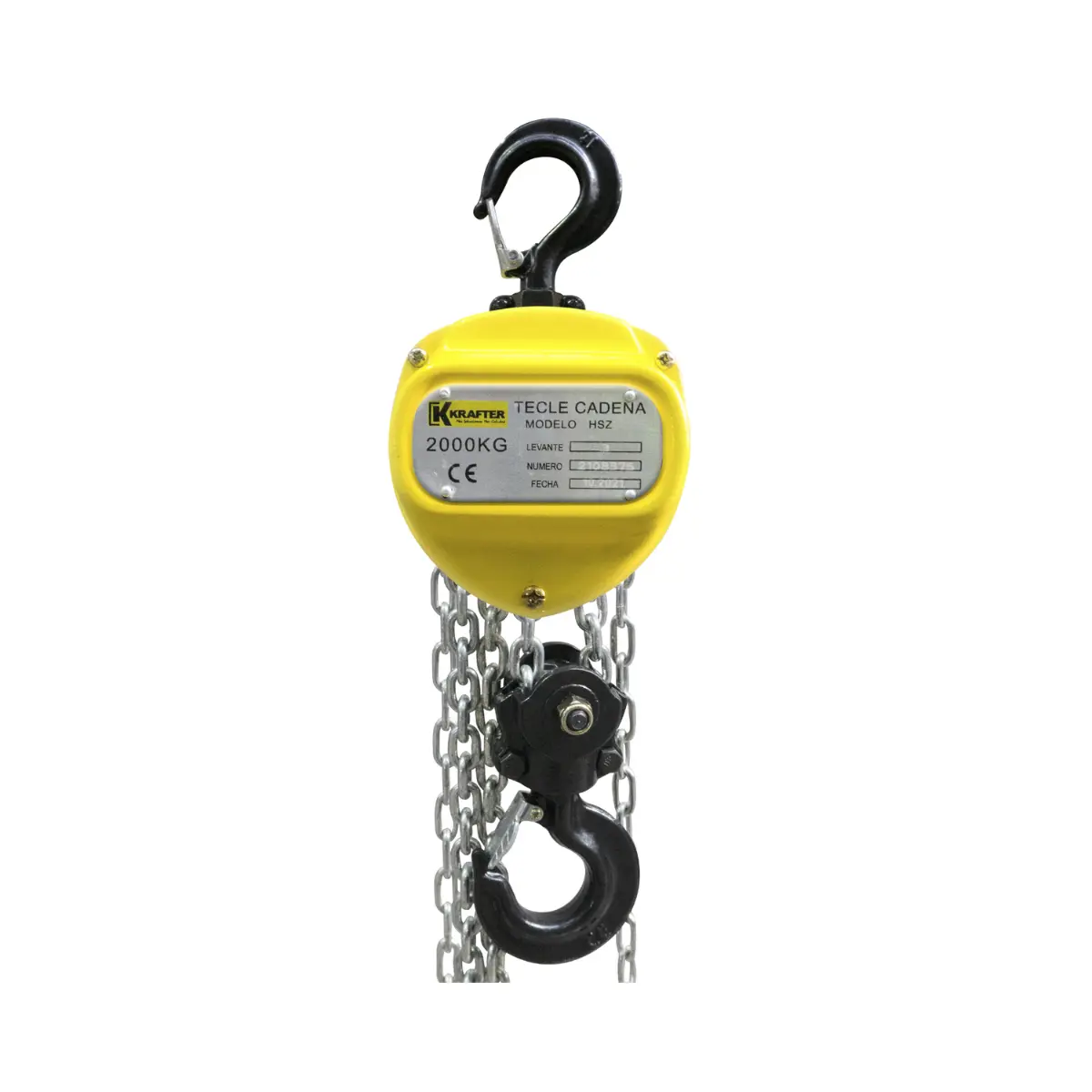 Tecle Manual de Cadena 2 Ton, Levante 3 M / Krafter HSZ-2