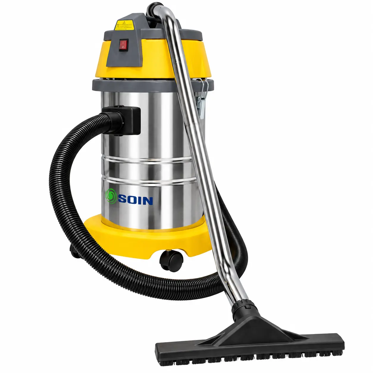 Aspiradora Industrial, Polvo Agua, 30 litros, 1500 W, Filtro Hepa, Soin AS-30H