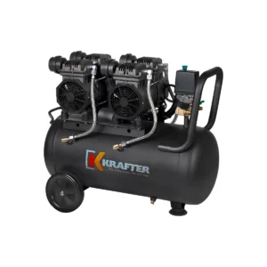 Compresor Libre de Aceite 1,1 kW, Estanque 50 L / Krafter
