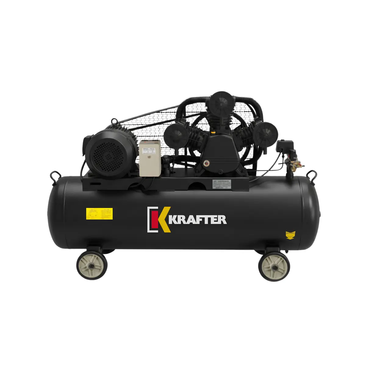 Compresor de Pistón 7,5 HP, Estanque 300 L, 380 V / Krafter