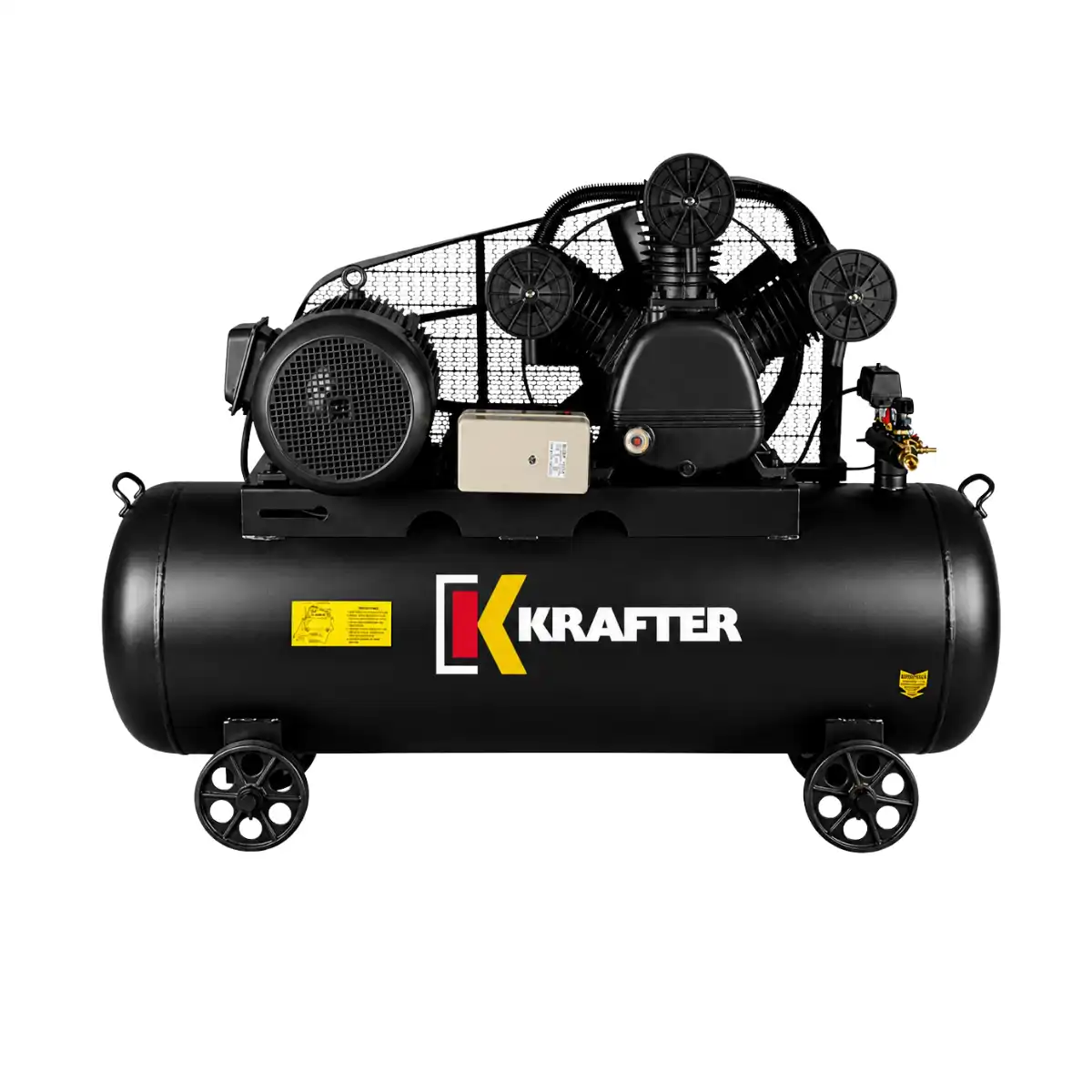 Compresor de Pistón 15 HP, Estanque 500 L, 380 V / Krafter