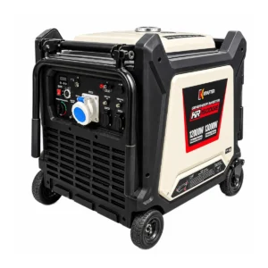 Generador Eléctrico Inverter 12 - 13 KV, Gasolina, Arranque Eléctrico con Botón y Panel Interfaz ATS / Krafter KR15000iE