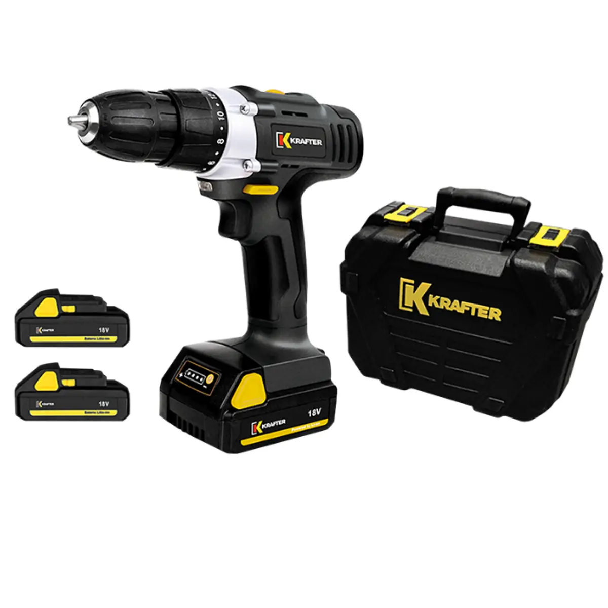 Taladro Inalámbrico 18 V / Krafter HDA5114L (2)