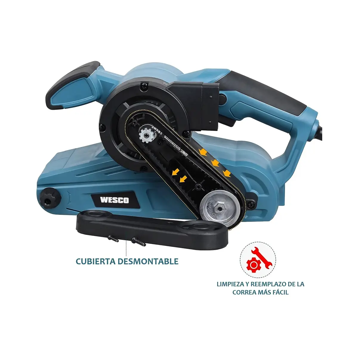 Lijadora De Banda, 920 W / Wesco WS4366 (3)